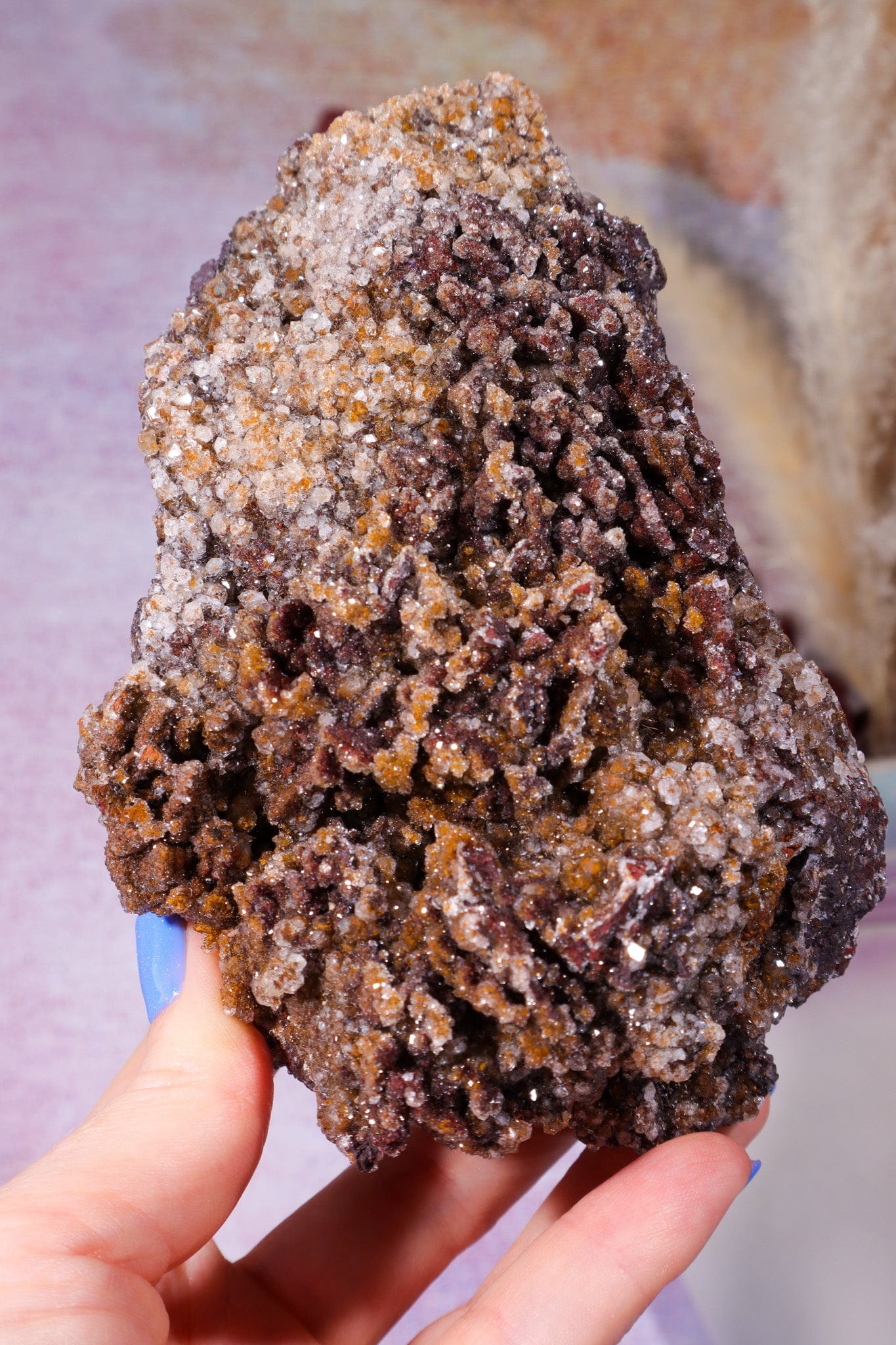 Manganese Quartz and Limonite Specimen 1.2KG Specimen Tali & Loz