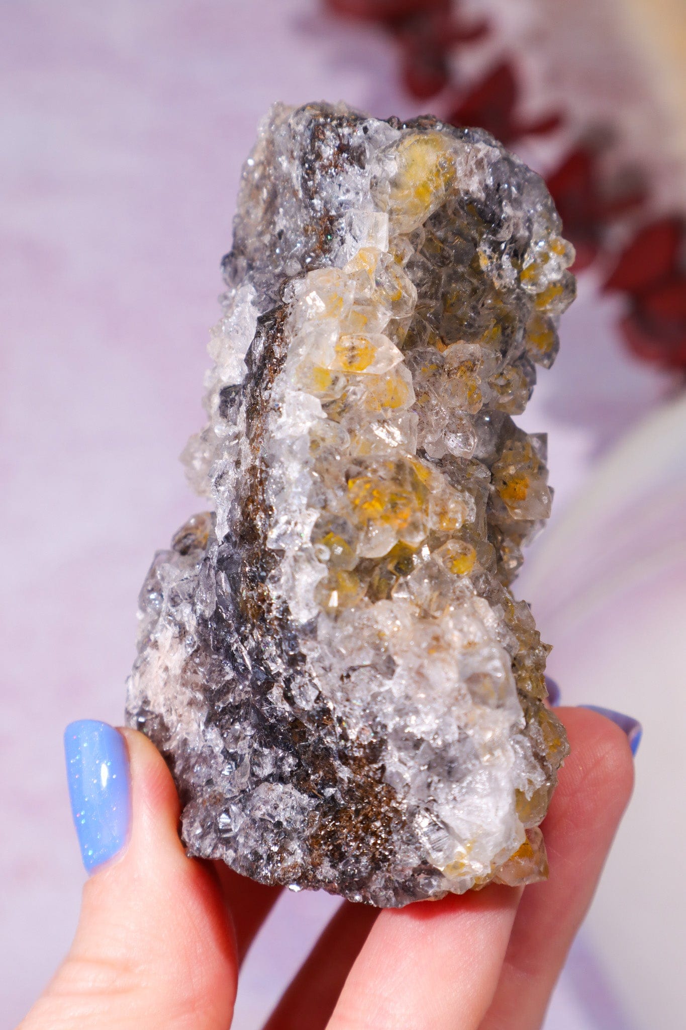 Manganese Quartz and Limonite Specimen 187gr Specimen Tali & Loz
