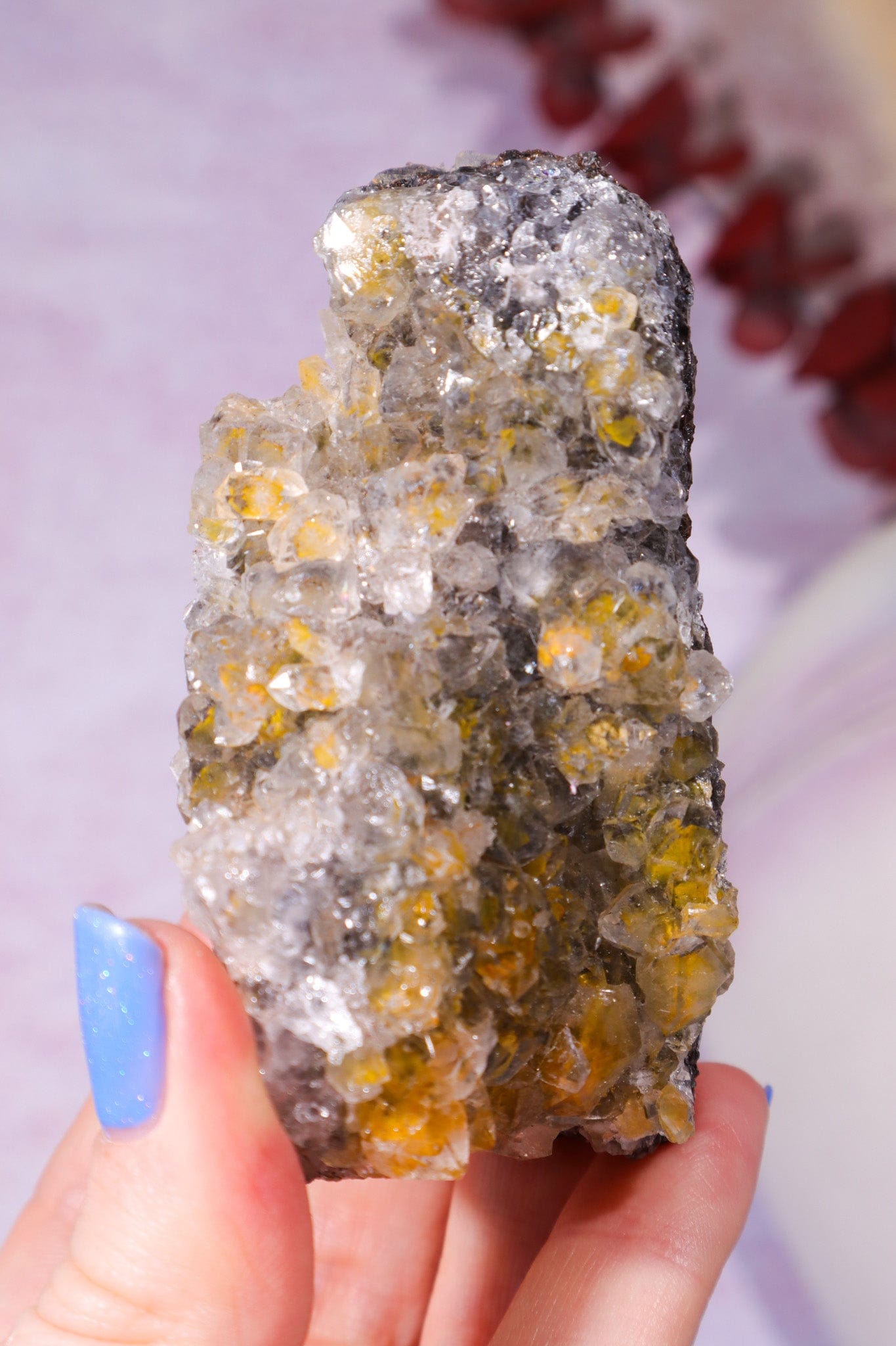 Manganese Quartz and Limonite Specimen 187gr Specimen Tali & Loz