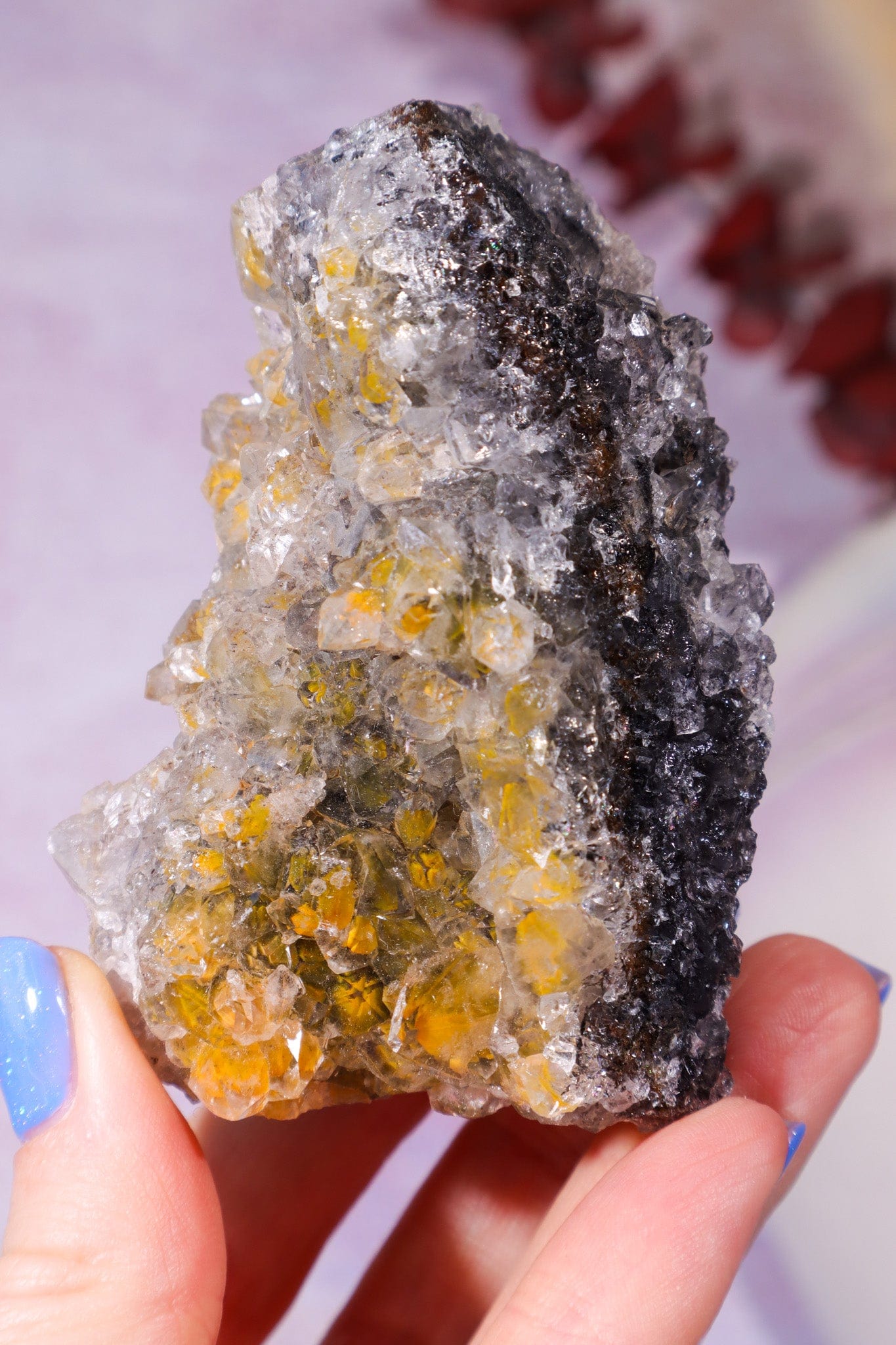 Manganese Quartz and Limonite Specimen 187gr Specimen Tali & Loz