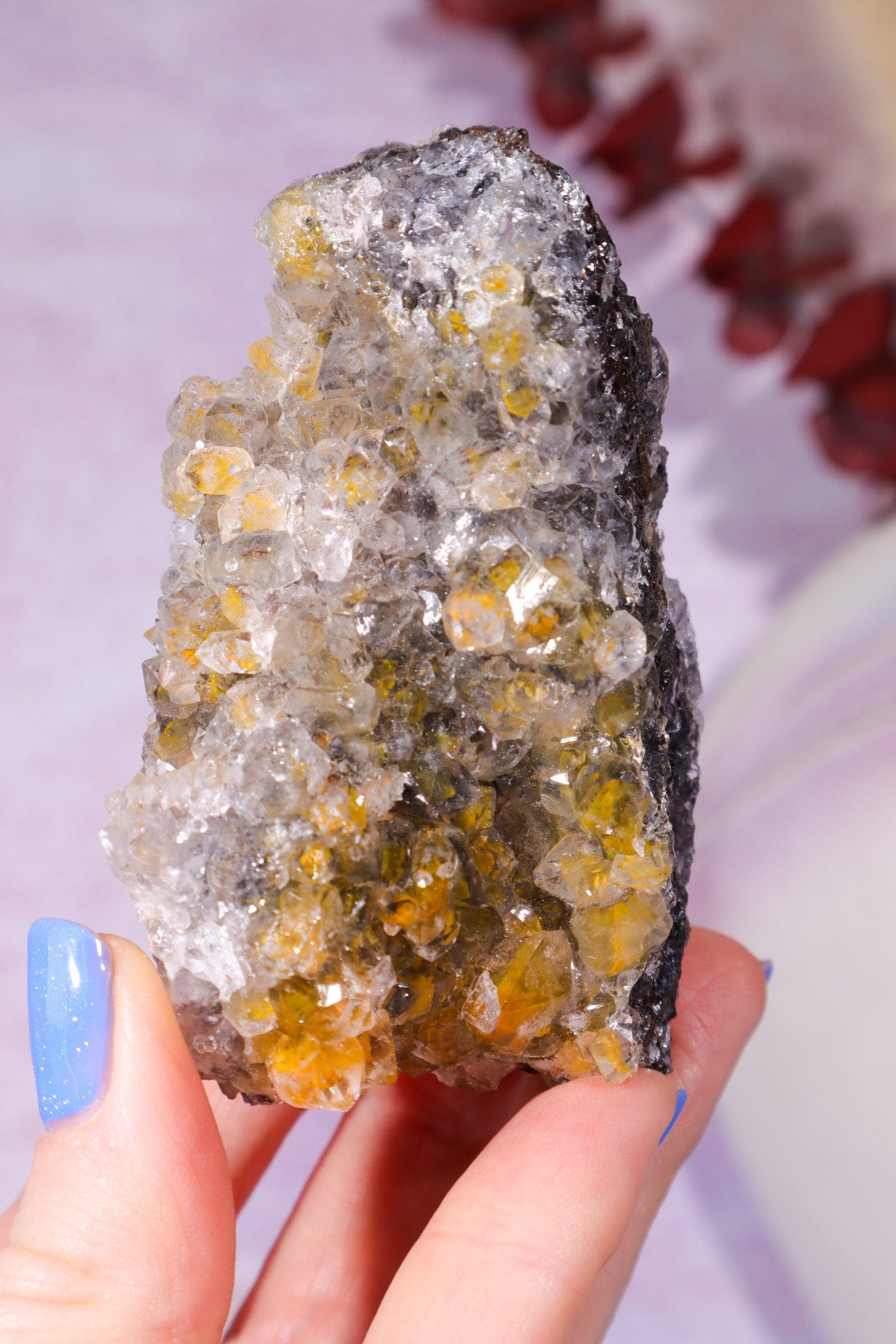 Manganese Quartz and Limonite Specimen 187gr Specimen Tali & Loz