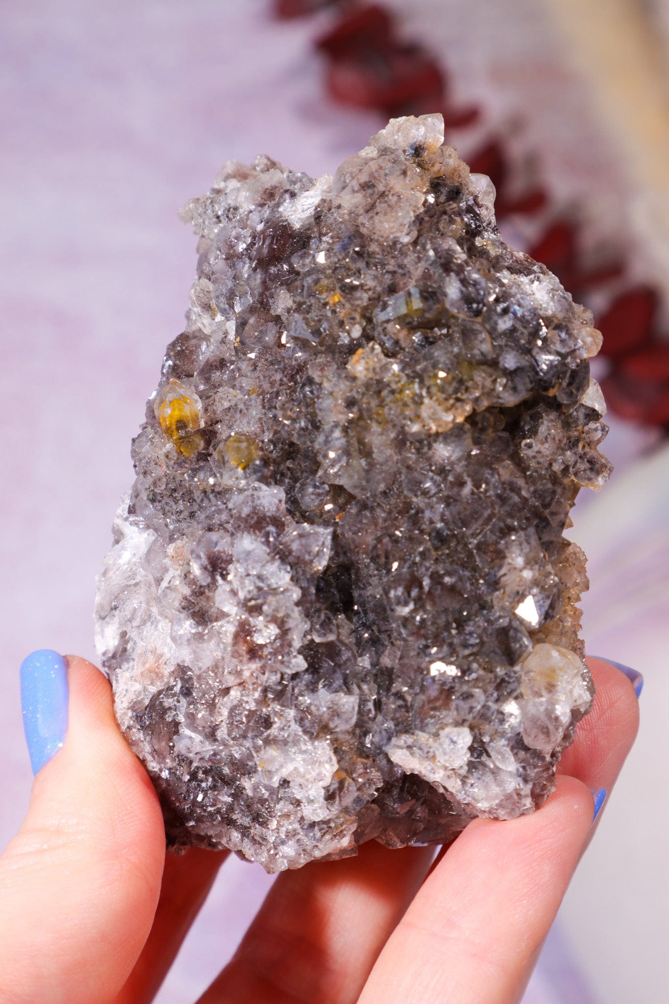 Manganese Quartz and Limonite Specimen 216gr Specimen Tali & Loz