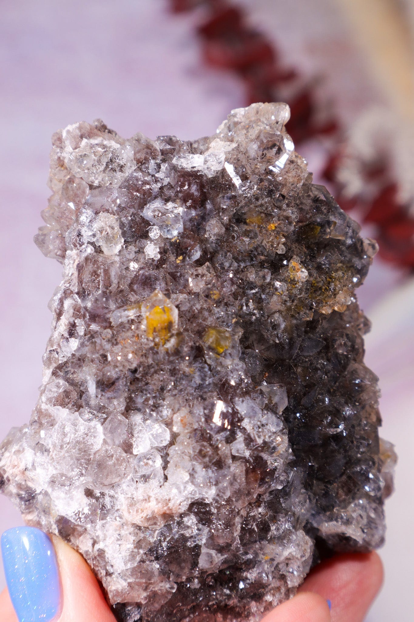 Manganese Quartz and Limonite Specimen 216gr Specimen Tali & Loz
