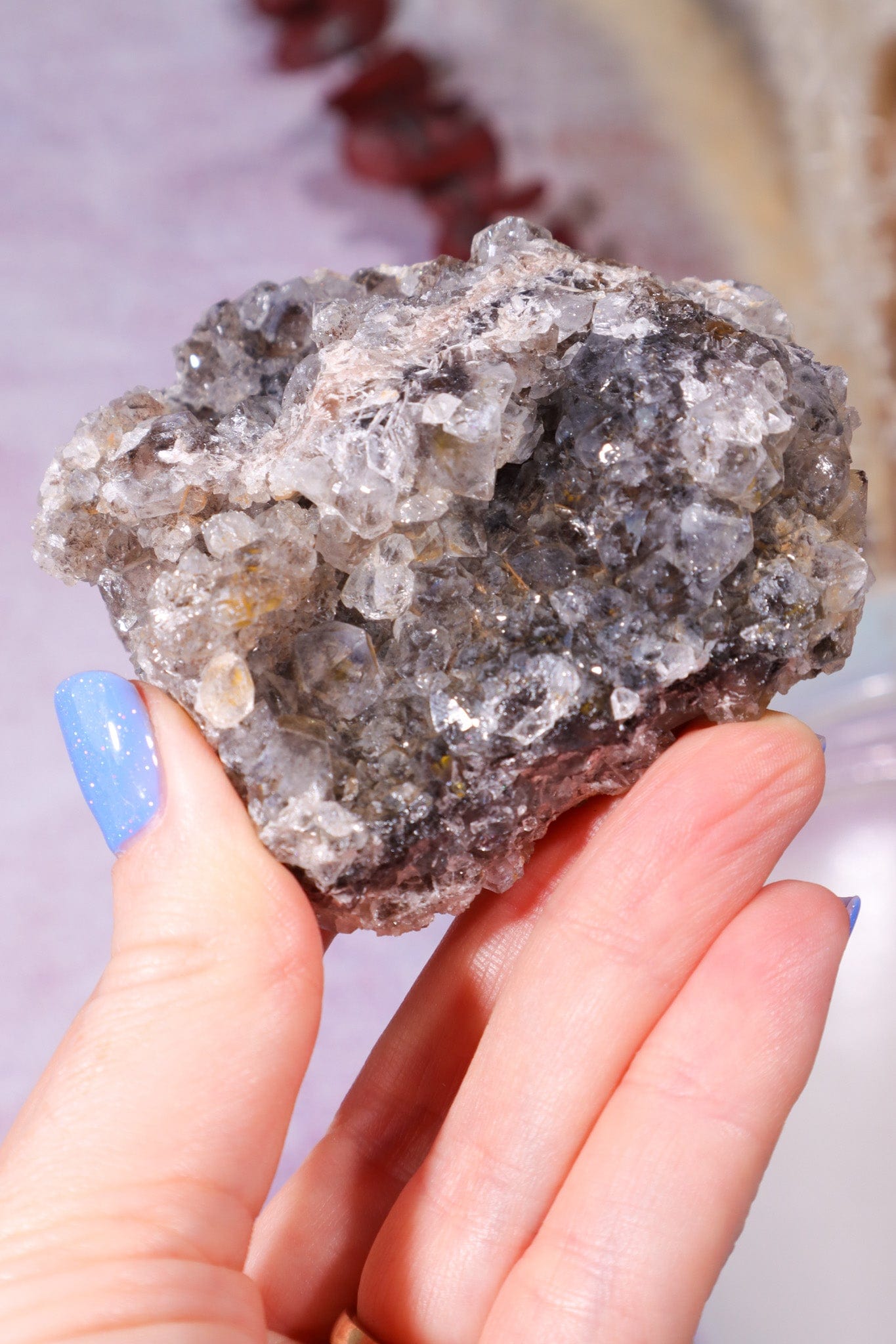 Manganese Quartz and Limonite Specimen 226gr Specimen Tali & Loz