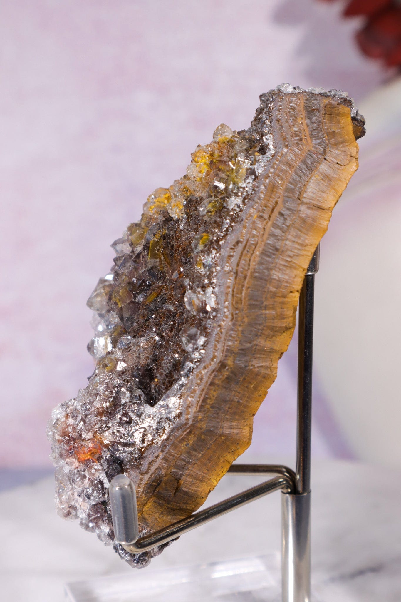 Manganese Quartz on Limonite 183gr Specimen Tali & Loz