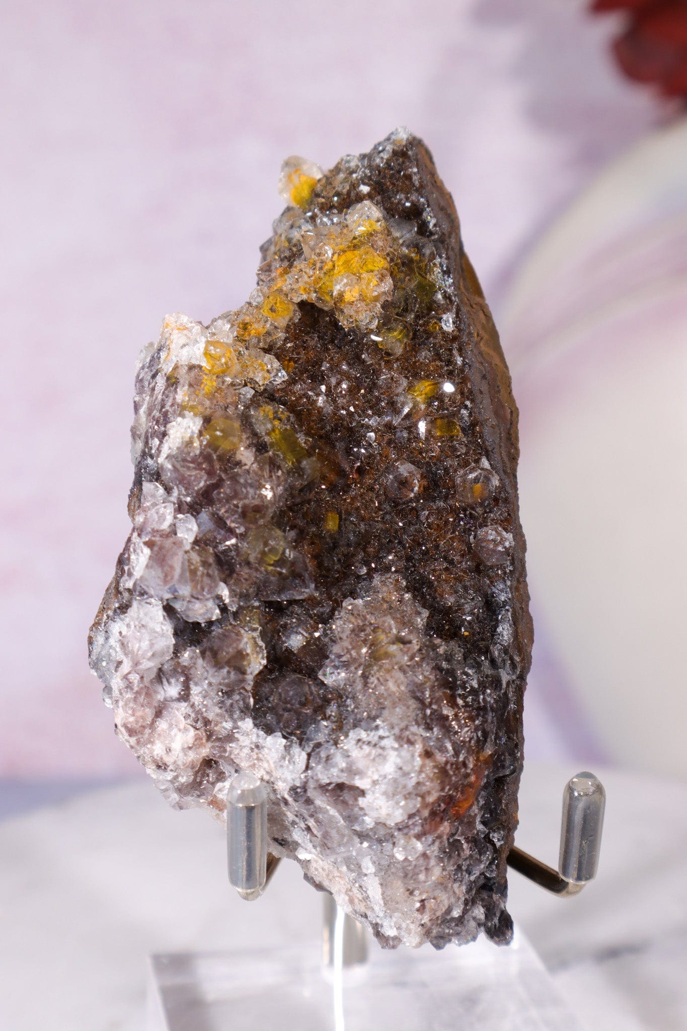 Manganese Quartz on Limonite 183gr Specimen Tali & Loz
