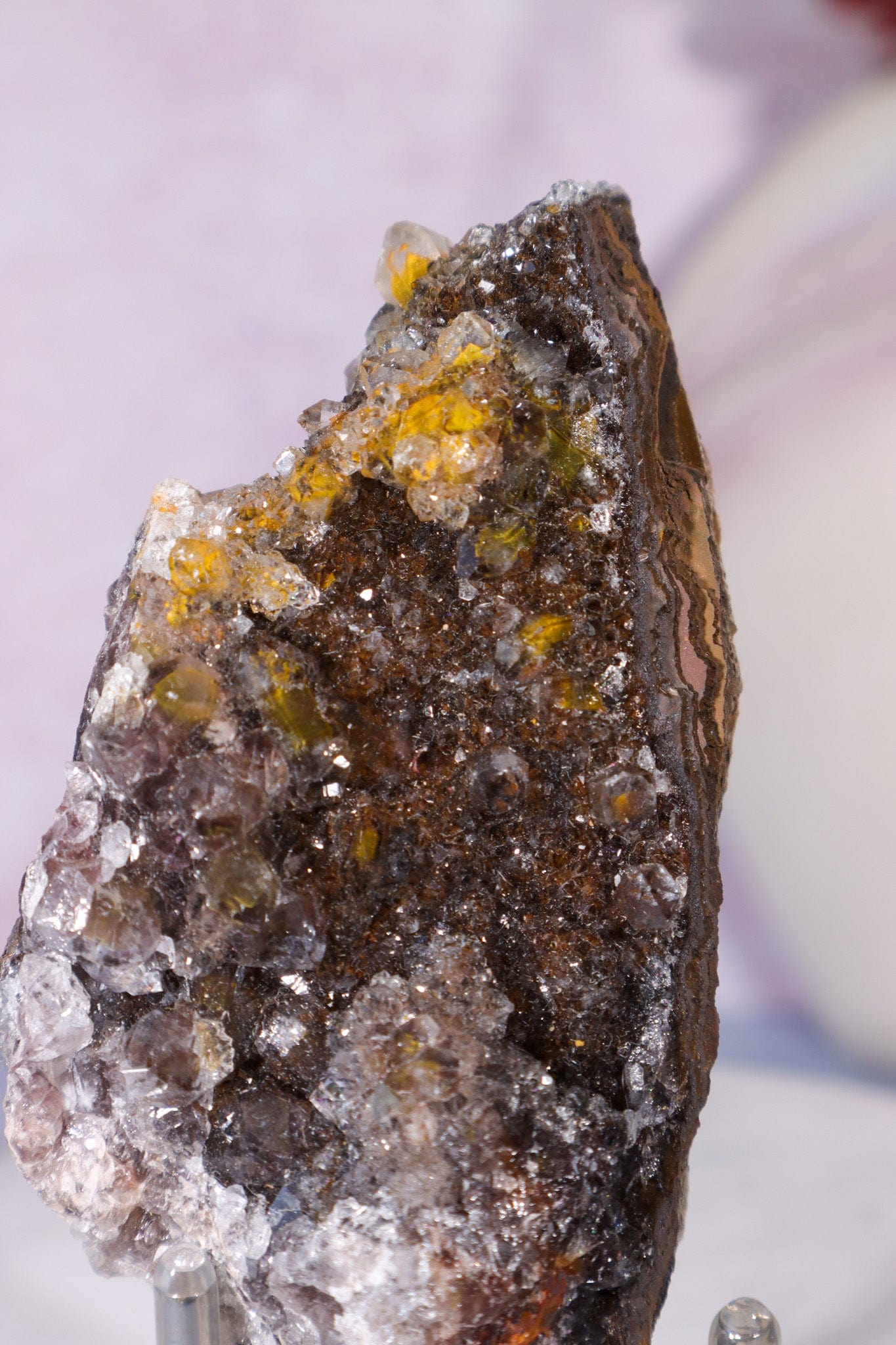 Manganese Quartz on Limonite 183gr Specimen Tali & Loz