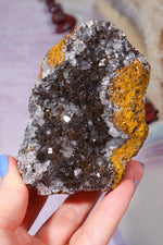 Manganese Quartz on Limonite 421gr Specimen Tali & Loz