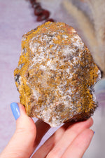 Manganese Quartz on Limonite 421gr Specimen Tali & Loz