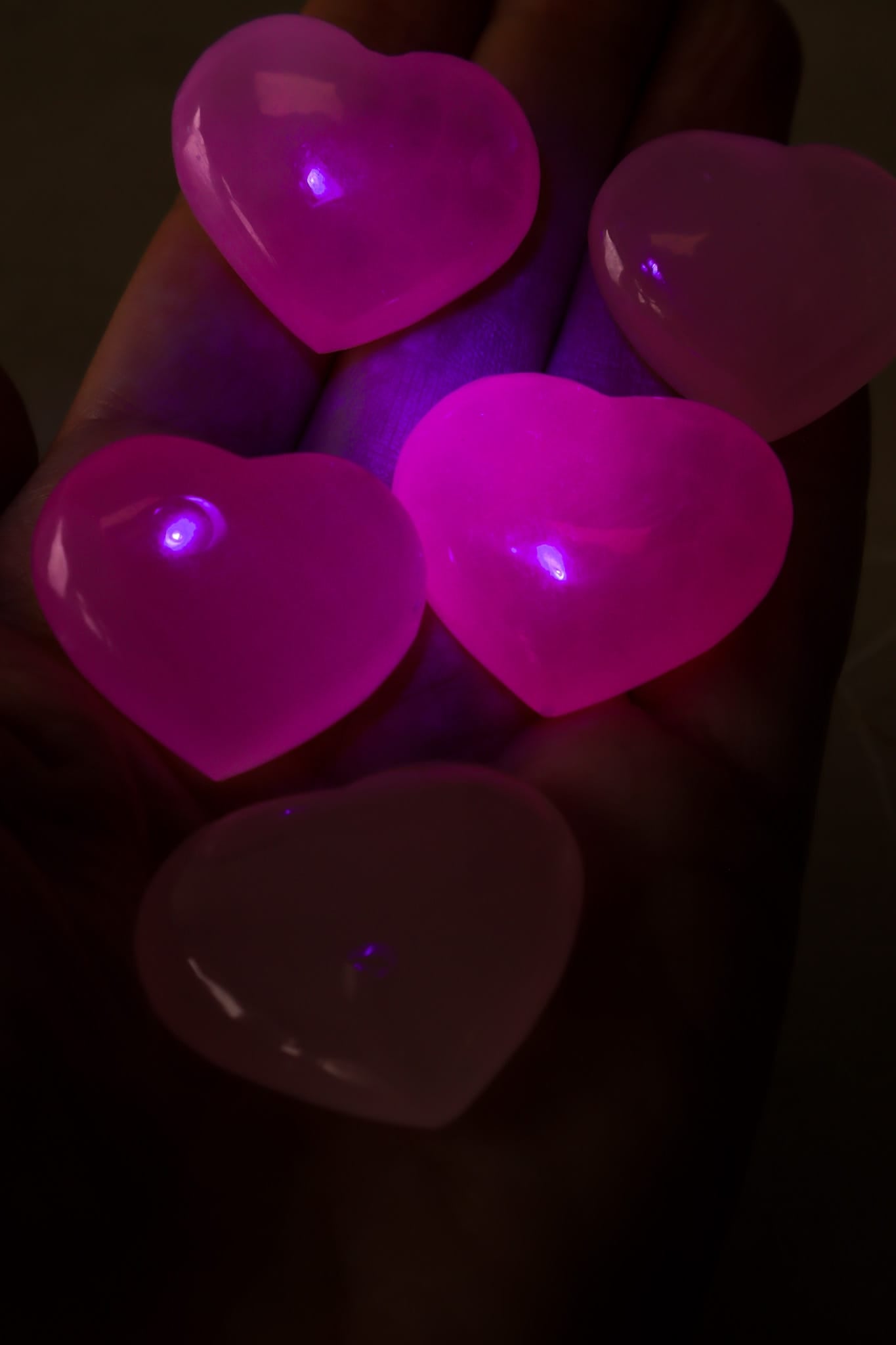 Mangano Calcite Heart | Small | Intuitively Chosen Heart Tali & Loz Crystals