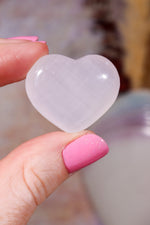 Mangano Calcite Heart | Small | Intuitively Chosen Heart Tali & Loz Crystals