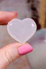 Mangano Calcite Heart | Small | Intuitively Chosen Heart Tali & Loz Crystals