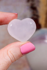 Mangano Calcite Heart | Small | Intuitively Chosen Heart Tali & Loz Crystals