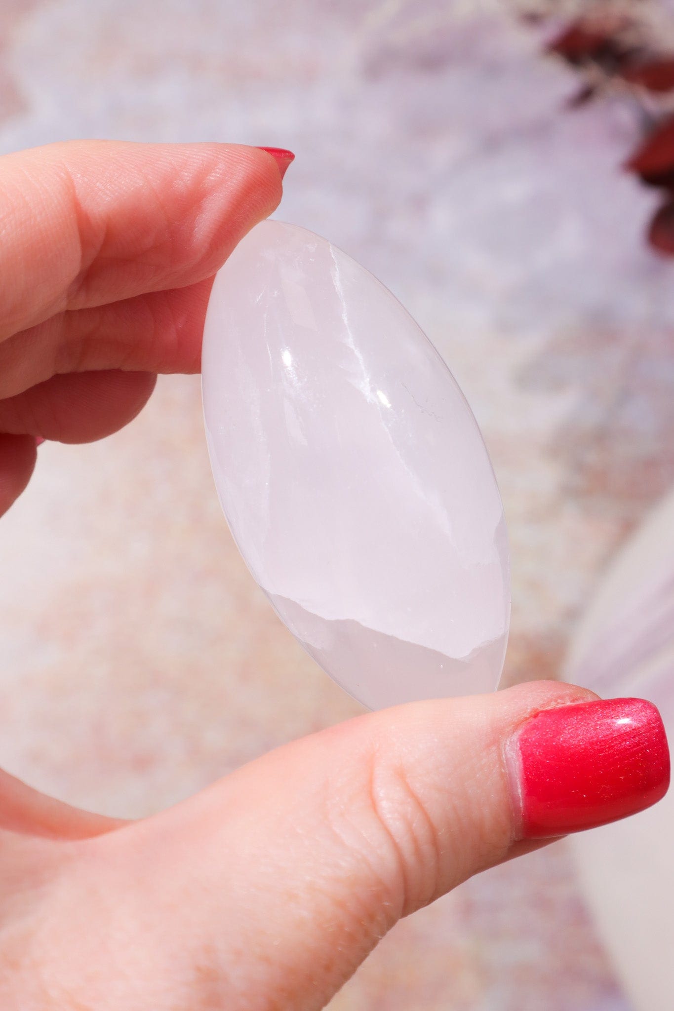 Mangano Calcite Melons | Intuitively Chosen Polished Crystals Tali & Loz Crystals