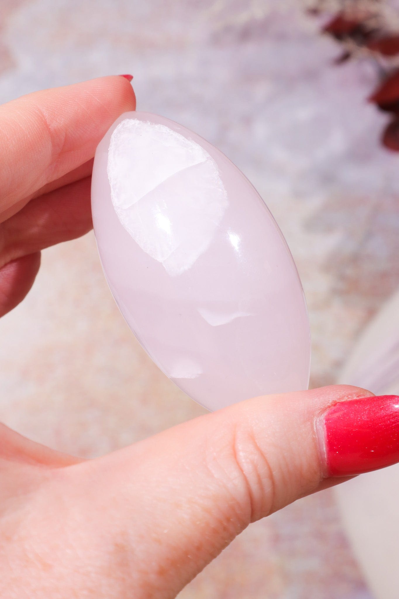 Mangano Calcite Melons | Intuitively Chosen Polished Crystals Tali & Loz Crystals