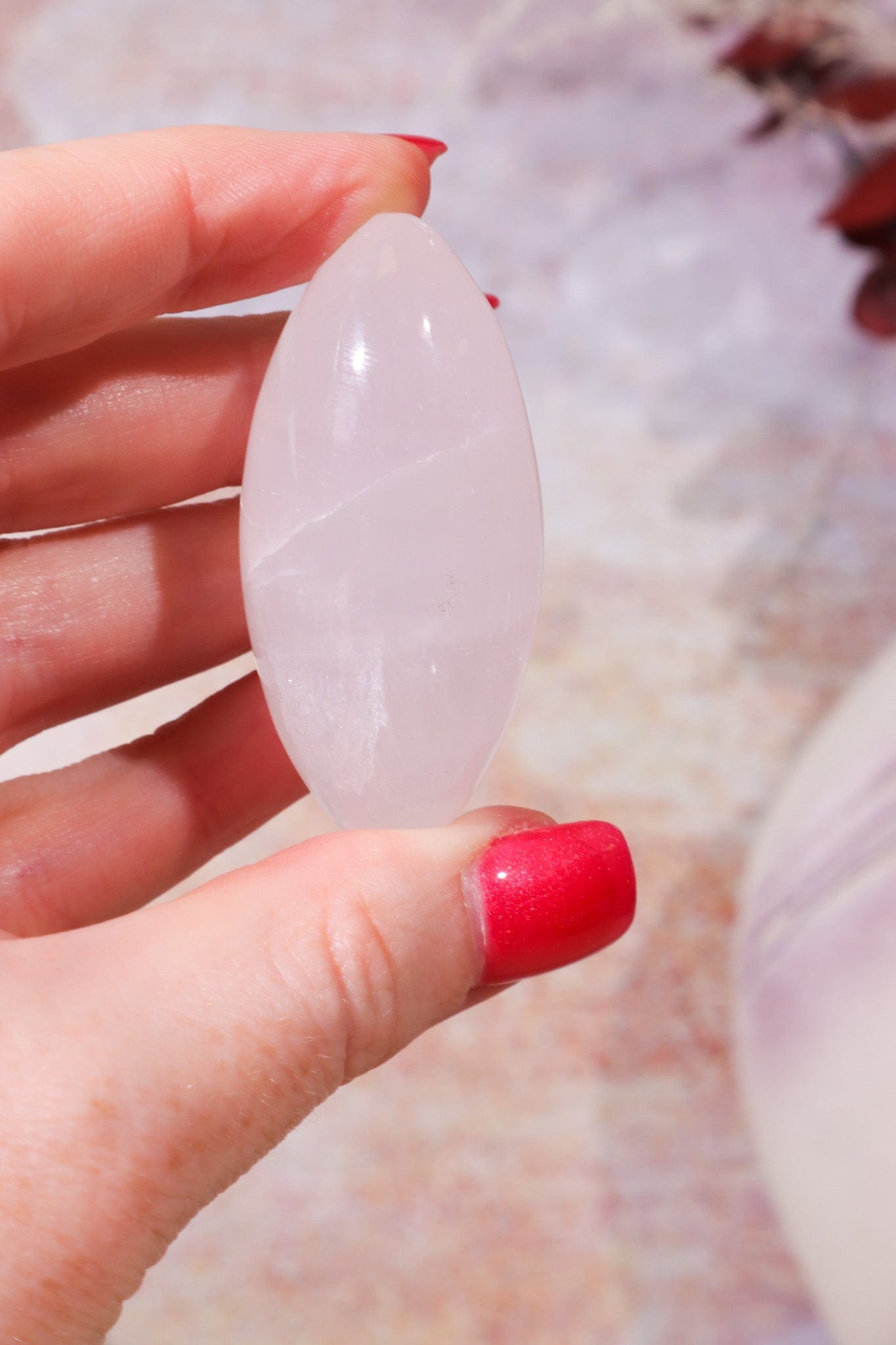 Mangano Calcite Melons | Intuitively Chosen Polished Crystals Tali & Loz Crystals