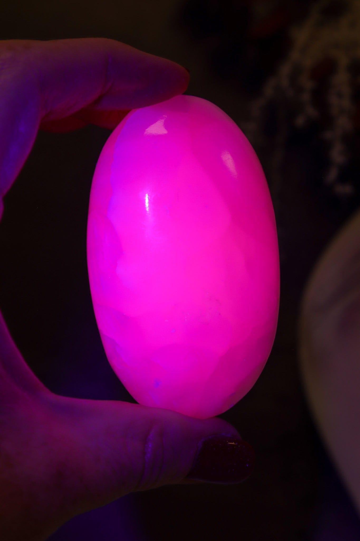 Mangano Calcite Palmstones 130 Grams Palmstones Tali & Loz Crystals