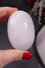 Mangano Calcite Palmstones 130 Grams Palmstones Tali & Loz Crystals