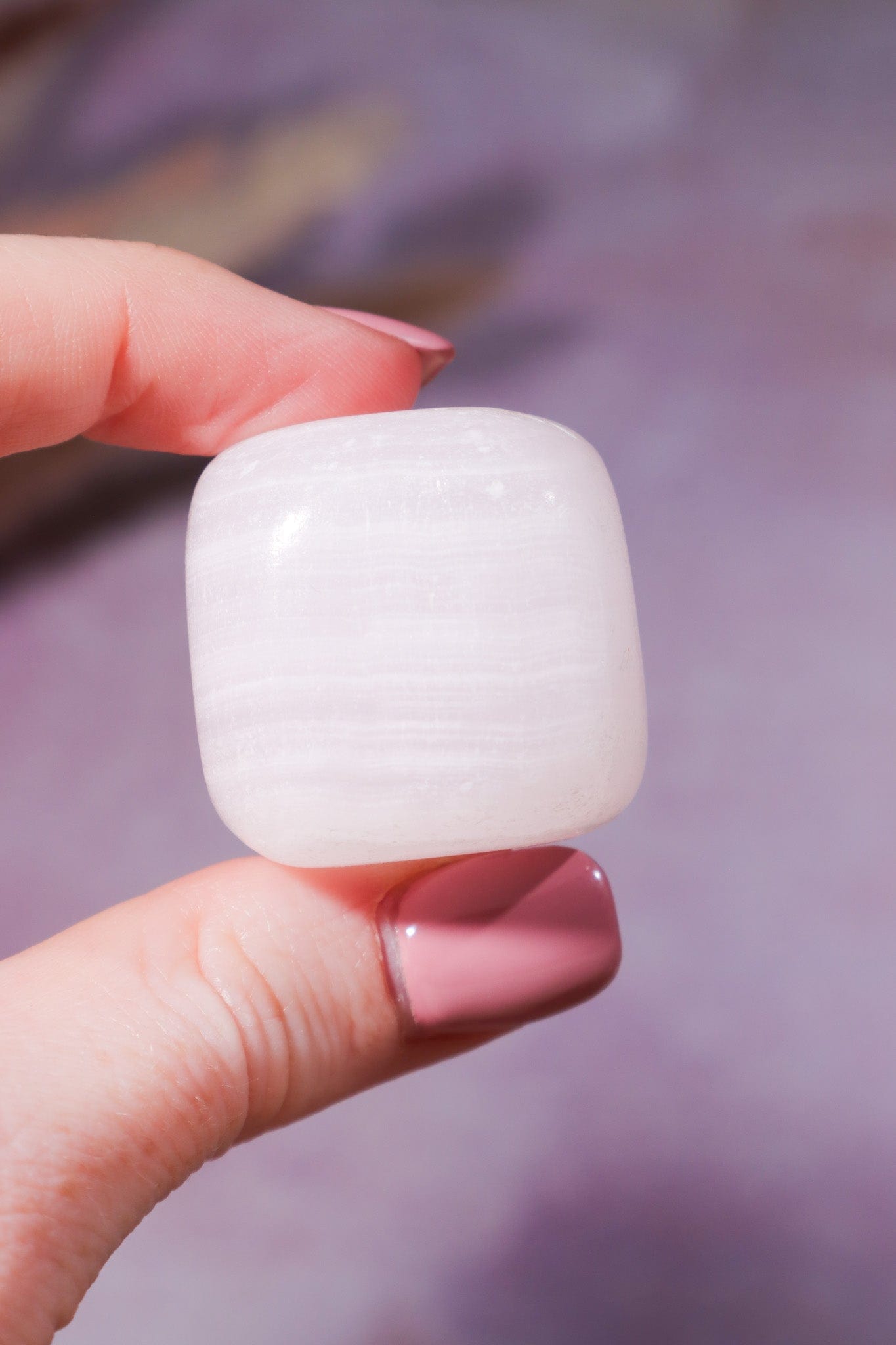 Mangano Calcite Tumblestones Large 25-35mm - Tali & Loz Crystals