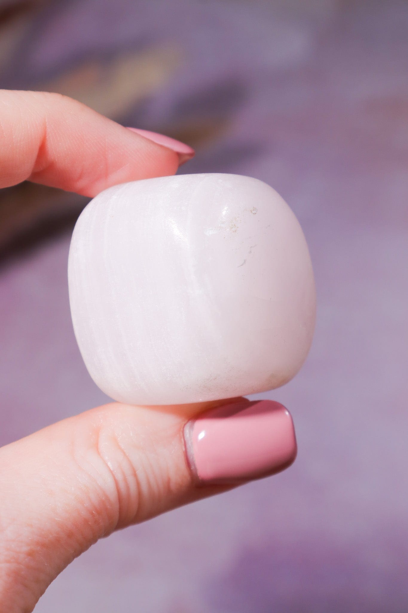 Mangano Calcite Tumblestones Large 25-35mm - Tali & Loz Crystals