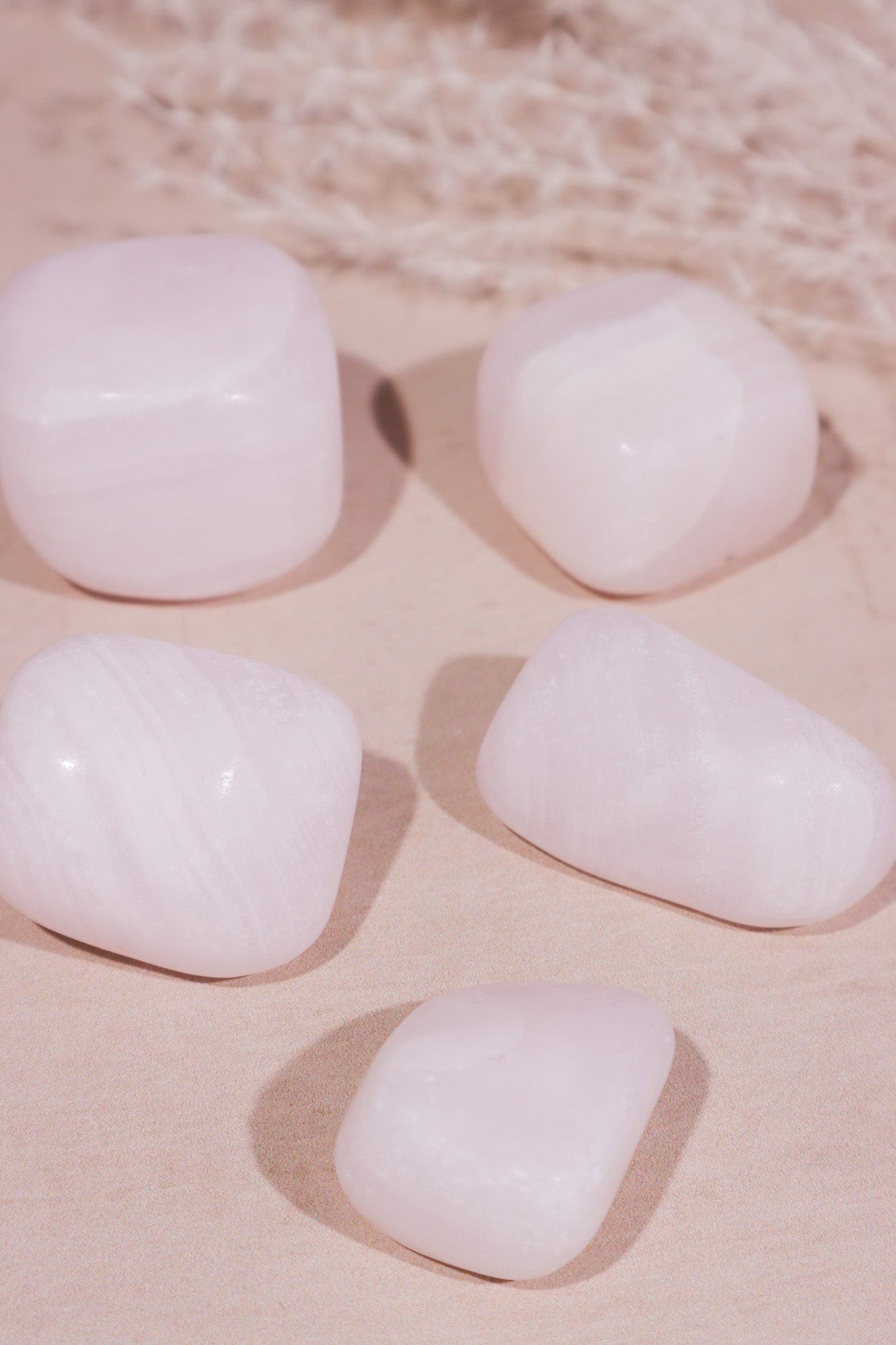 Mangano Calcite Tumblestones Small 15-25mm - Tali & Loz Crystals