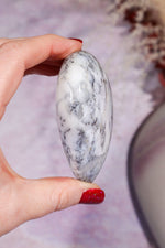 Merlinite Heart Carving 7-8cm, Madagascar Hearts Tali & Loz Crystals