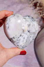 Merlinite Heart Carving 7-8cm, Madagascar Hearts Tali & Loz Crystals
