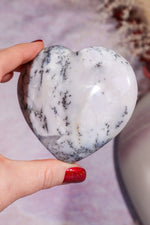 Merlinite Heart Carving 7-8cm, Madagascar Hearts Tali & Loz Crystals
