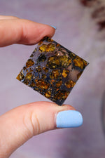 Meteorite Pallasite With Olivine 3cm Meteorite Tali & Loz Crystals