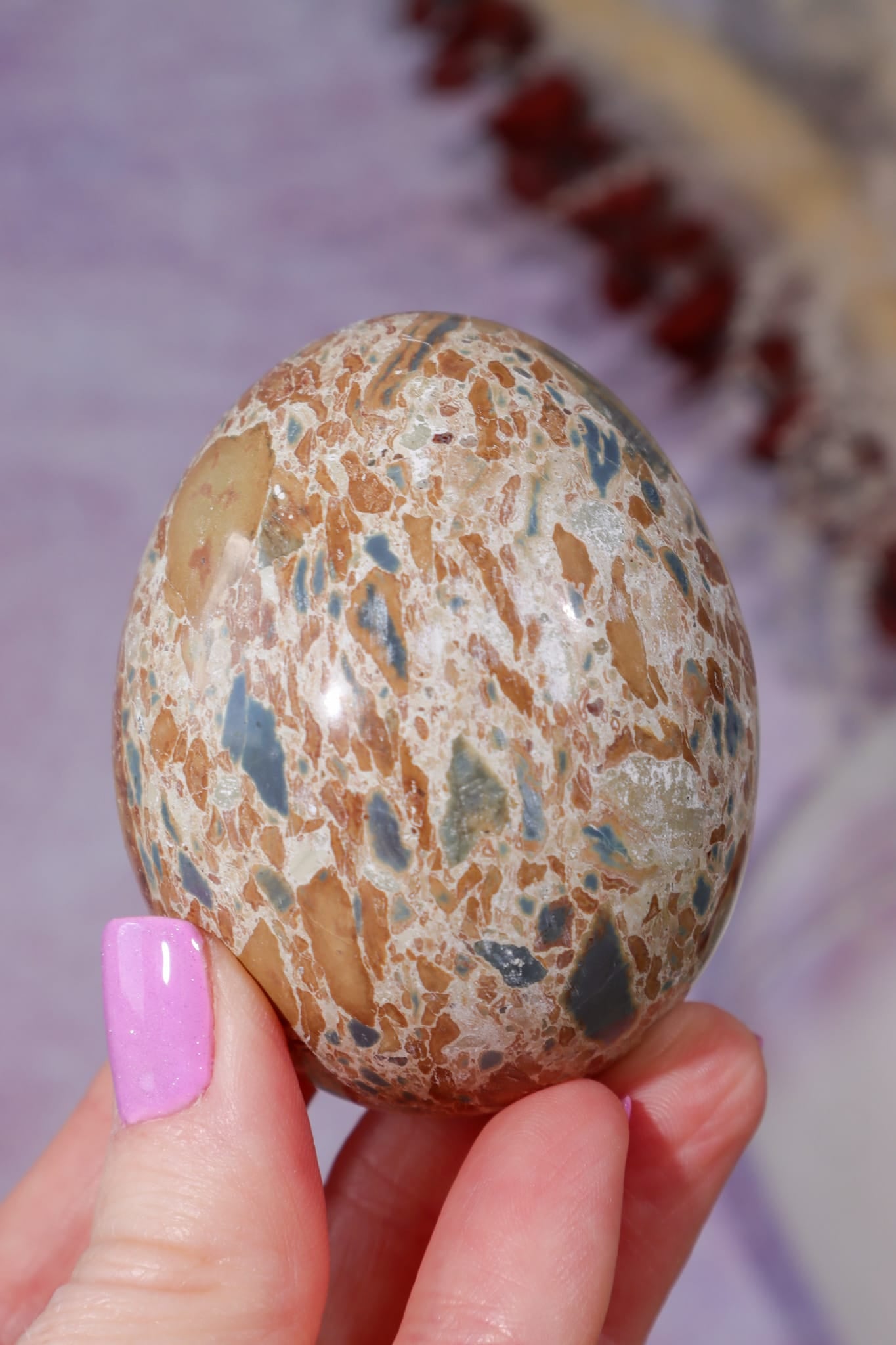 Mexican Opal Egg | 63 × 49mm | Mexico Egg Tali and Loz