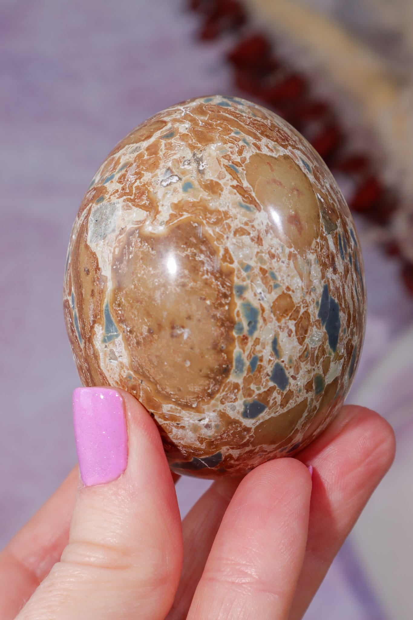 Mexican Opal Egg | 63 × 49mm | Mexico Egg Tali and Loz