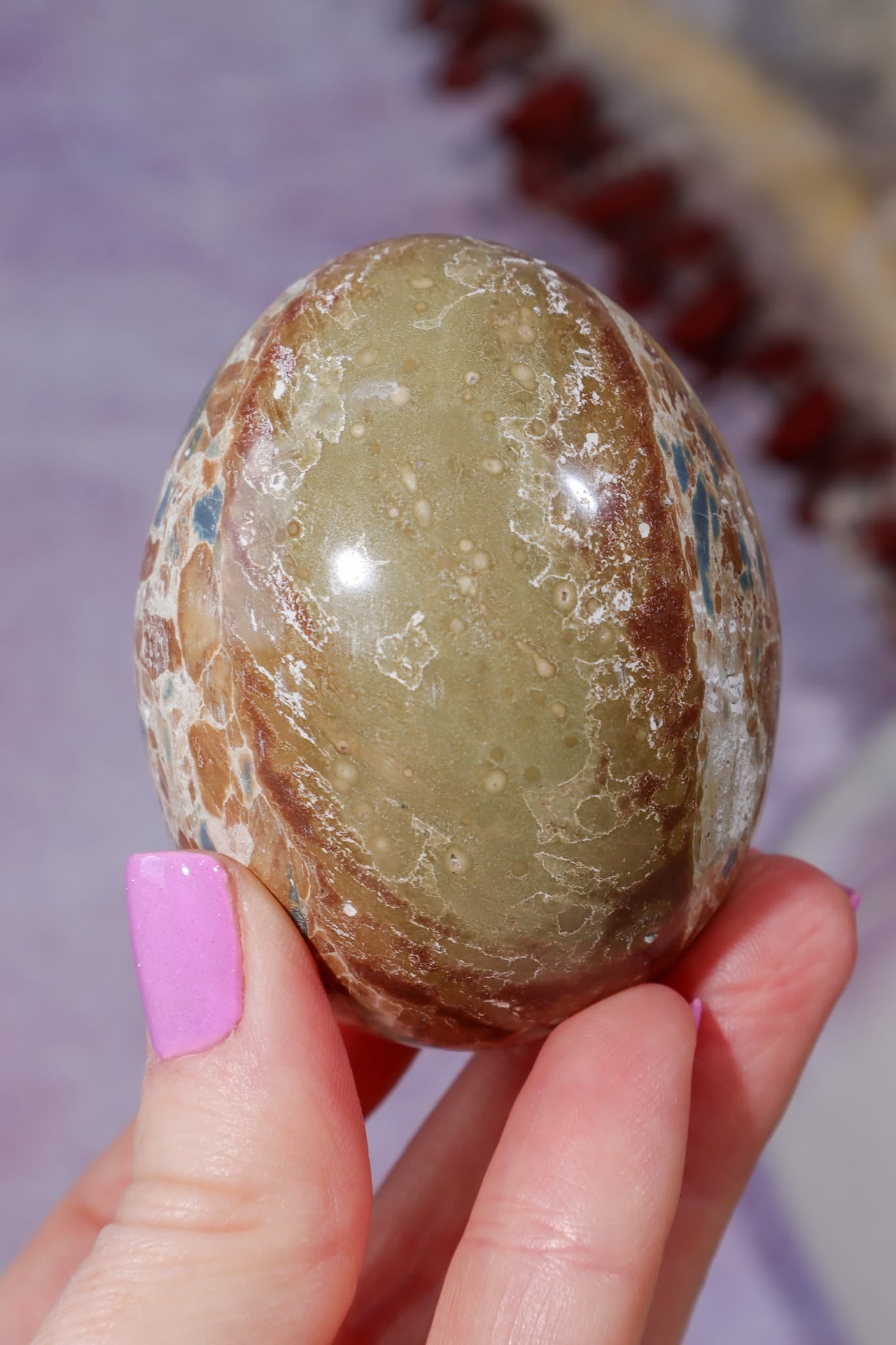 Mexican Opal Egg | 63 × 49mm | Mexico Egg Tali and Loz