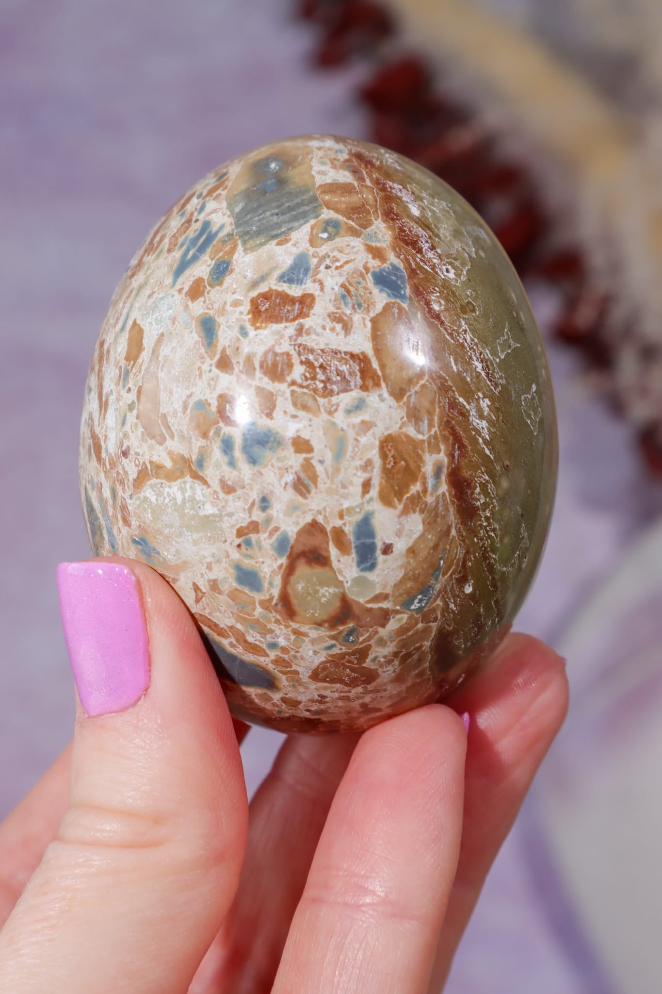 Mexican Opal Egg | 63 × 49mm | Mexico Egg Tali and Loz