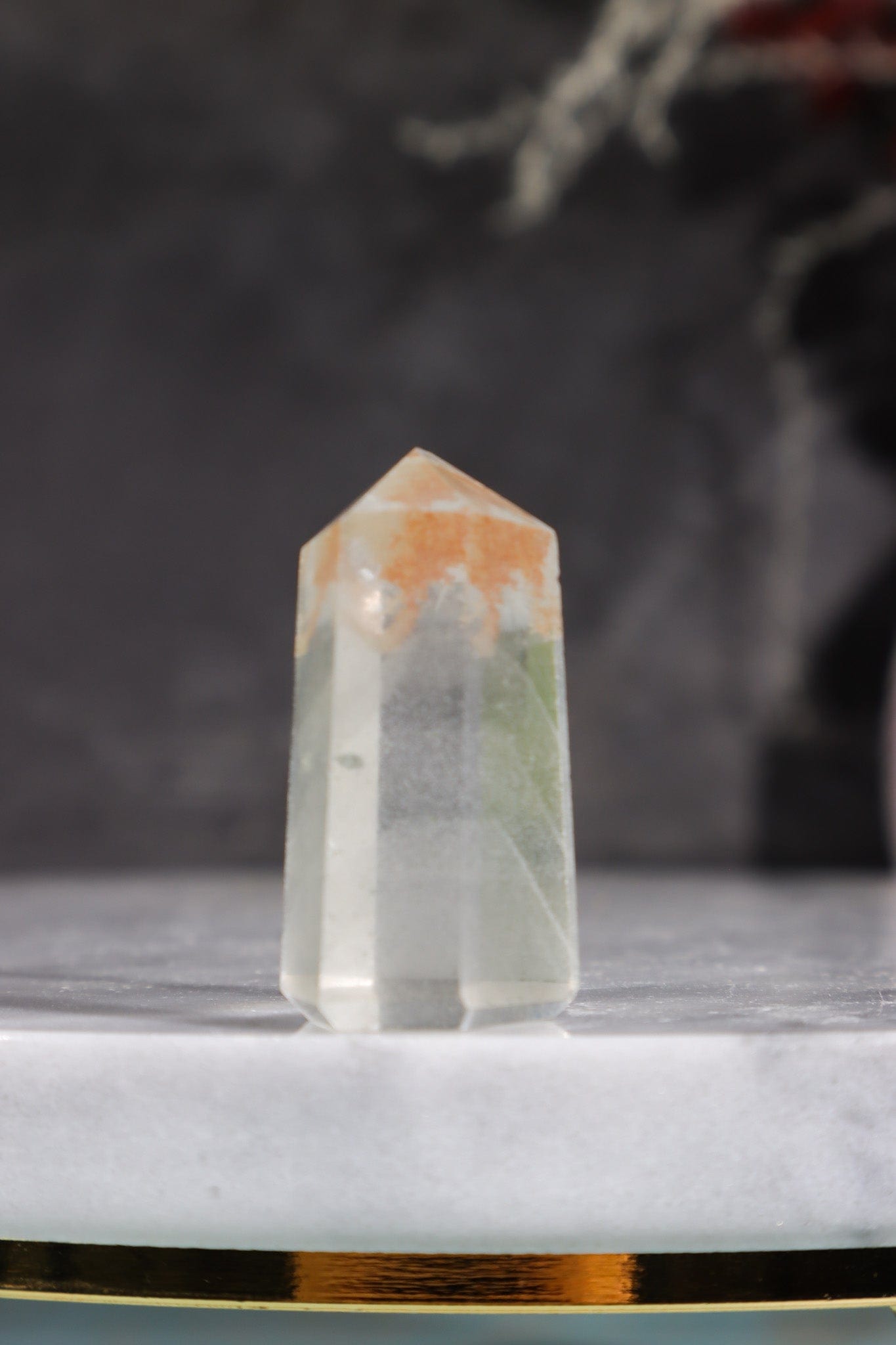 Mini Clear Quartz Tower With Phantom Inclusions 3.2cm Towers Tali & Loz Crystals