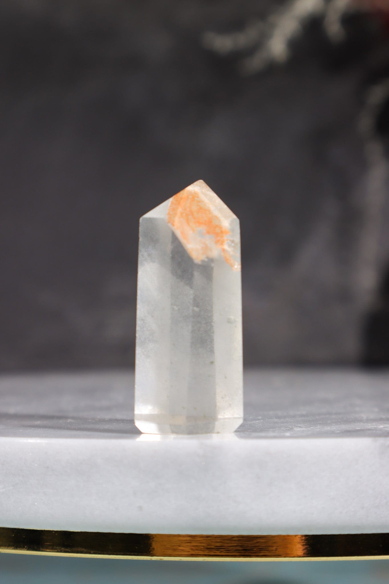 Mini Clear Quartz Tower With Phantom Inclusions 3.2cm Towers Tali & Loz Crystals