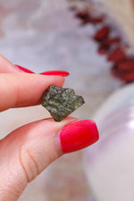 Moldavite Tektite 1.02gr Tektites Tali & Loz Crystals