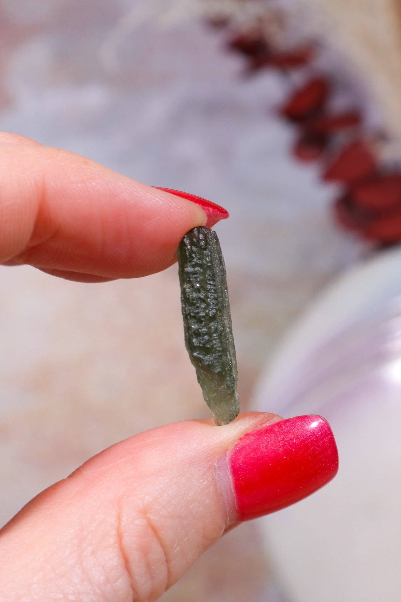 Moldavite Tektite 1.13gr Tektites Tali & Loz Crystals