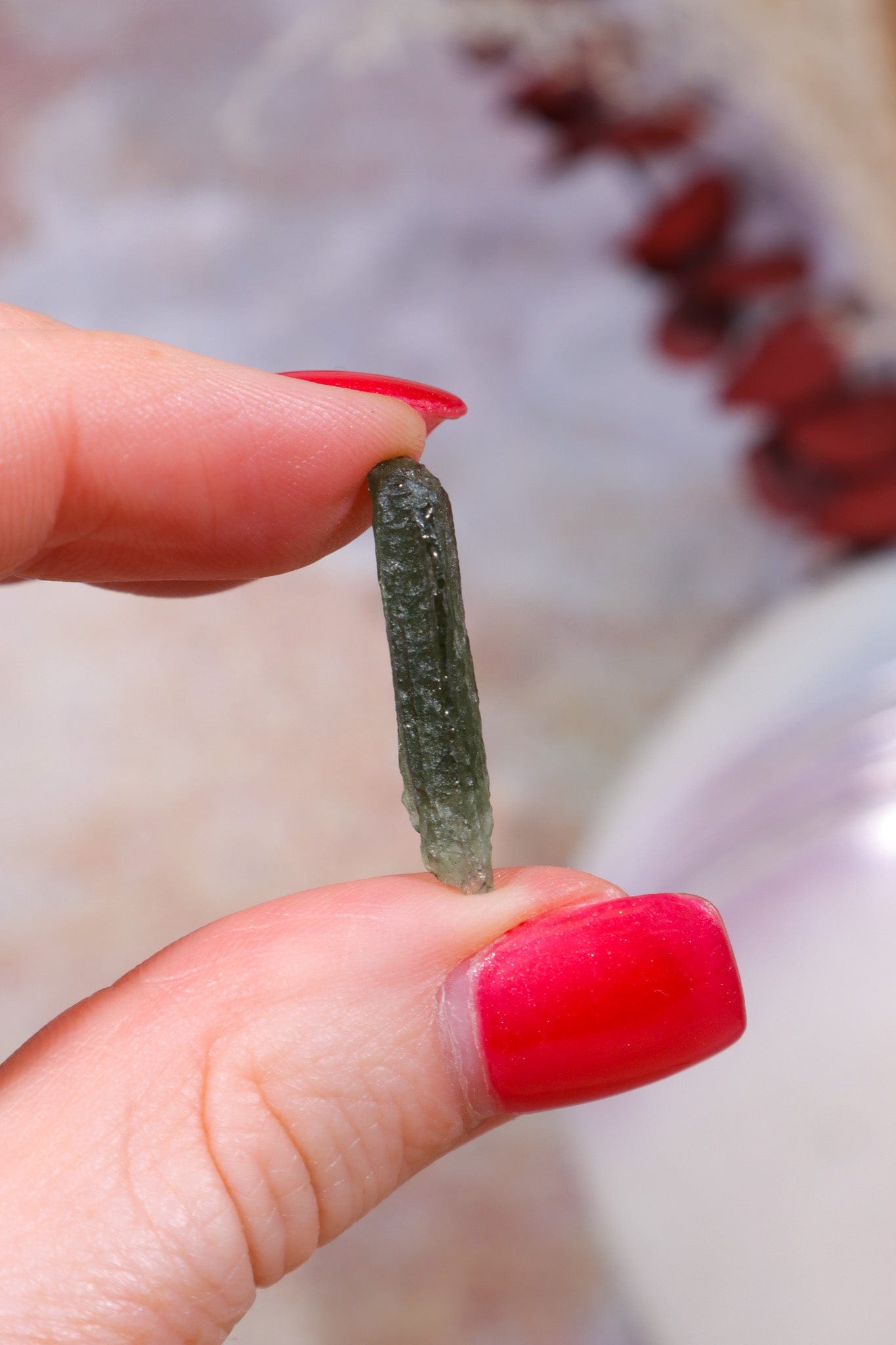 Moldavite Tektite 1.13gr Tektites Tali & Loz Crystals