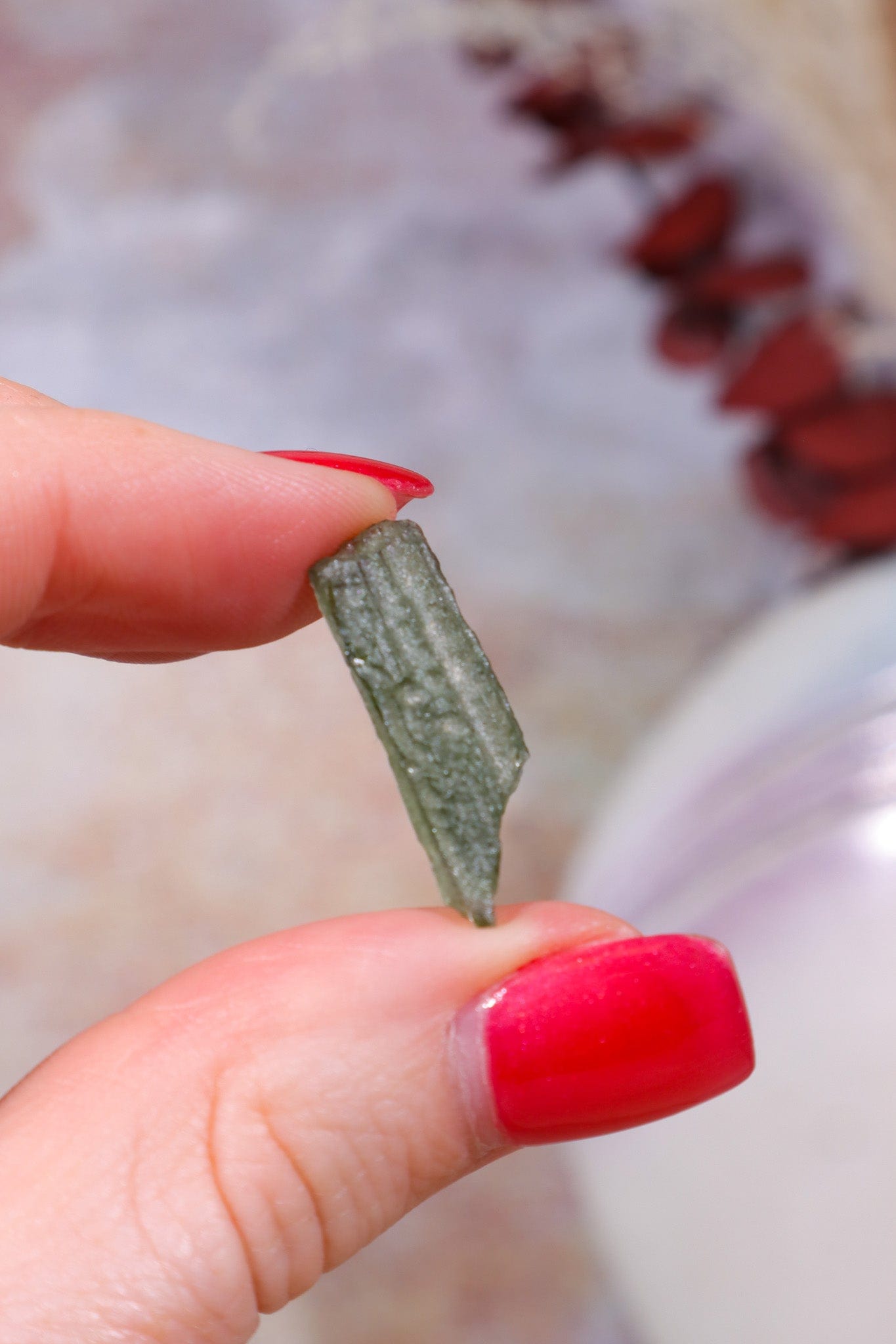 Moldavite Tektite 1.13gr Tektites Tali & Loz Crystals