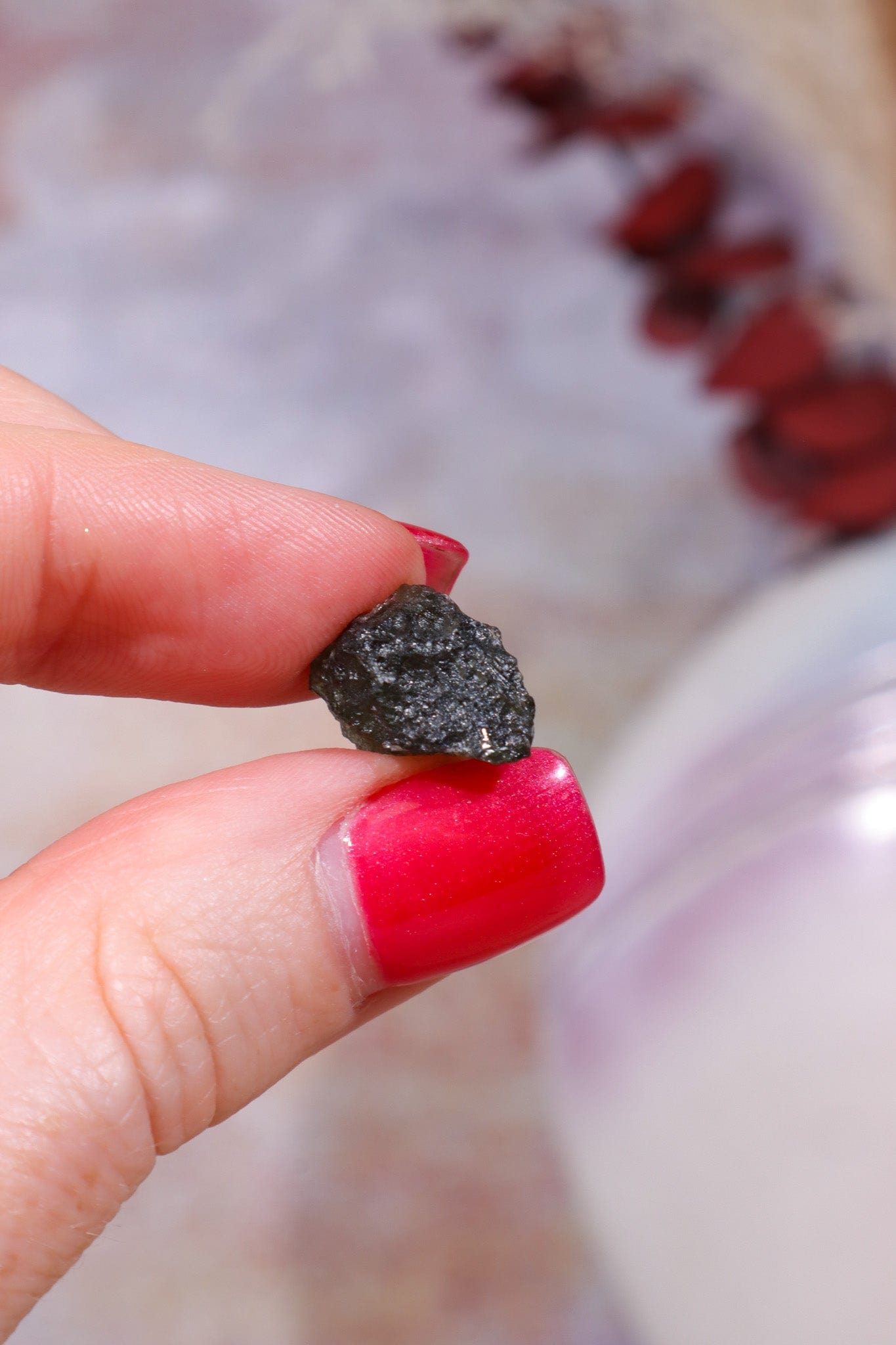 Moldavite Tektite 1.23gr Tektites Tali & Loz Crystals