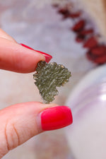 Moldavite Tektite 1.31gr Tektites Tali & Loz Crystals