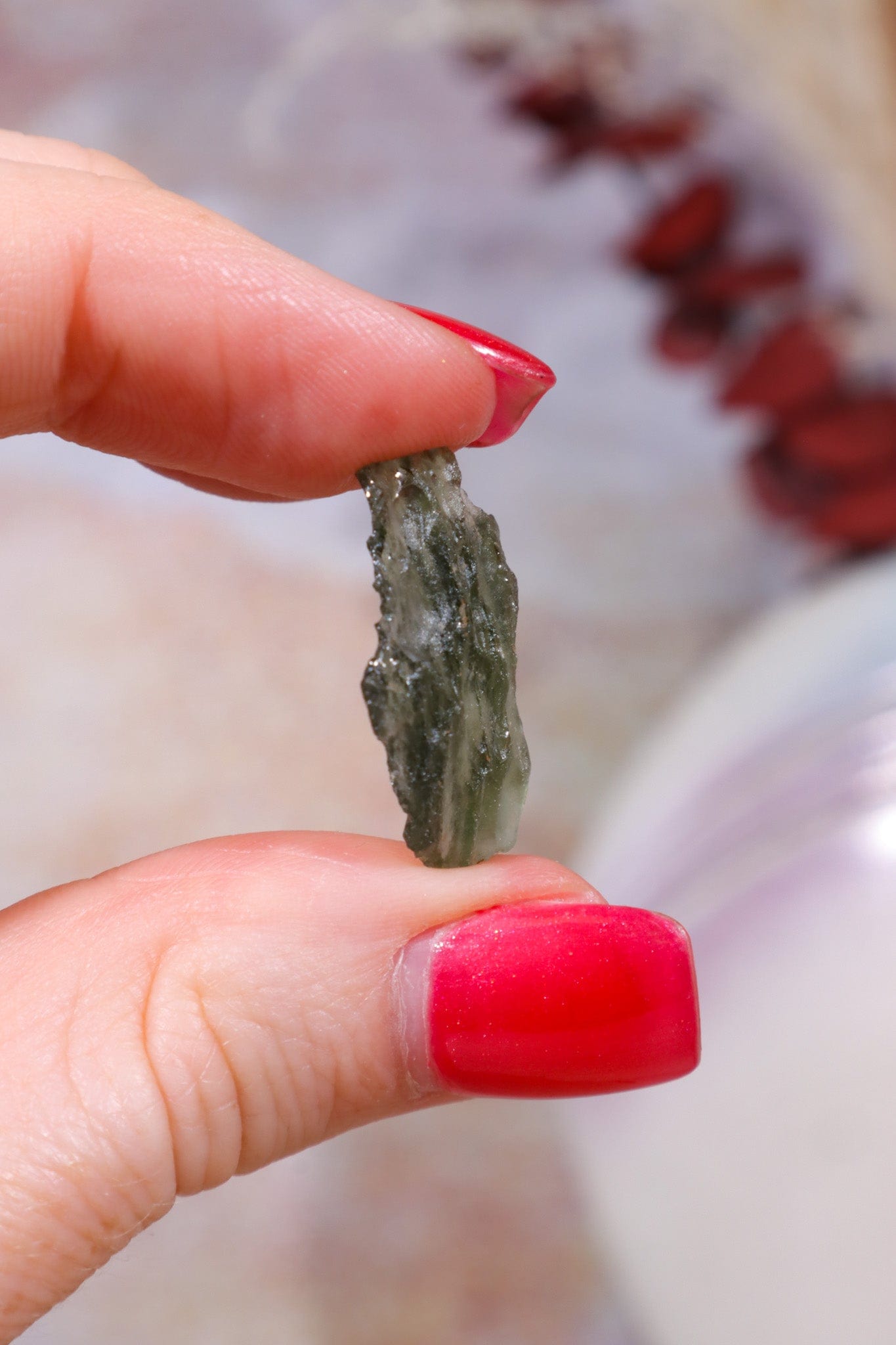 Moldavite Tektite 1.32gr Tektites Tali & Loz Crystals