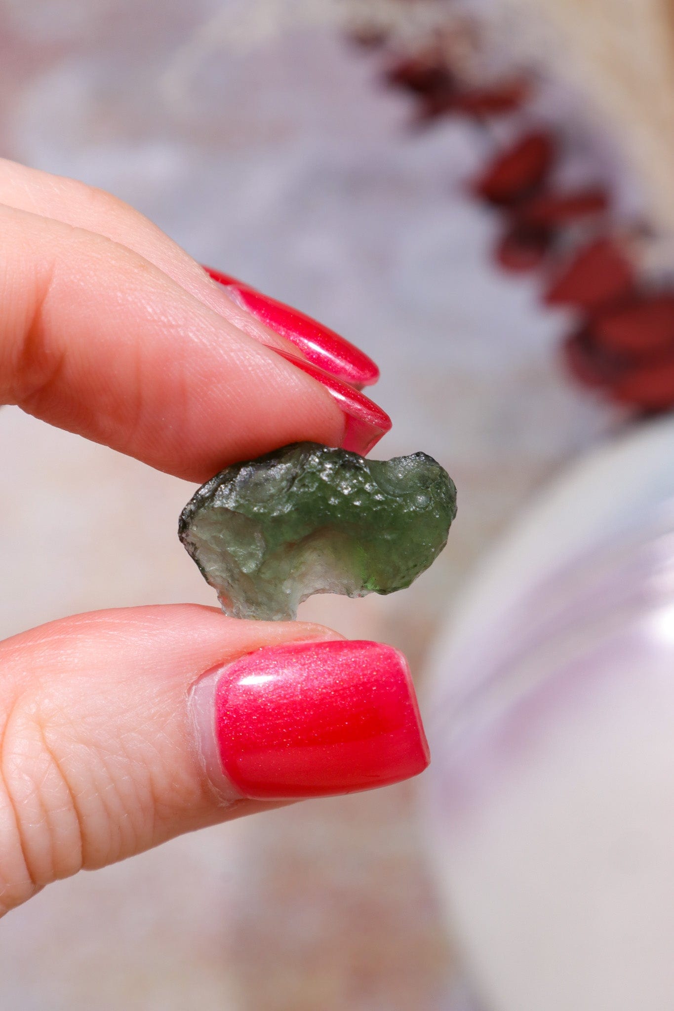 Moldavite Tektite 1.80gr Tektites Tali & Loz Crystals