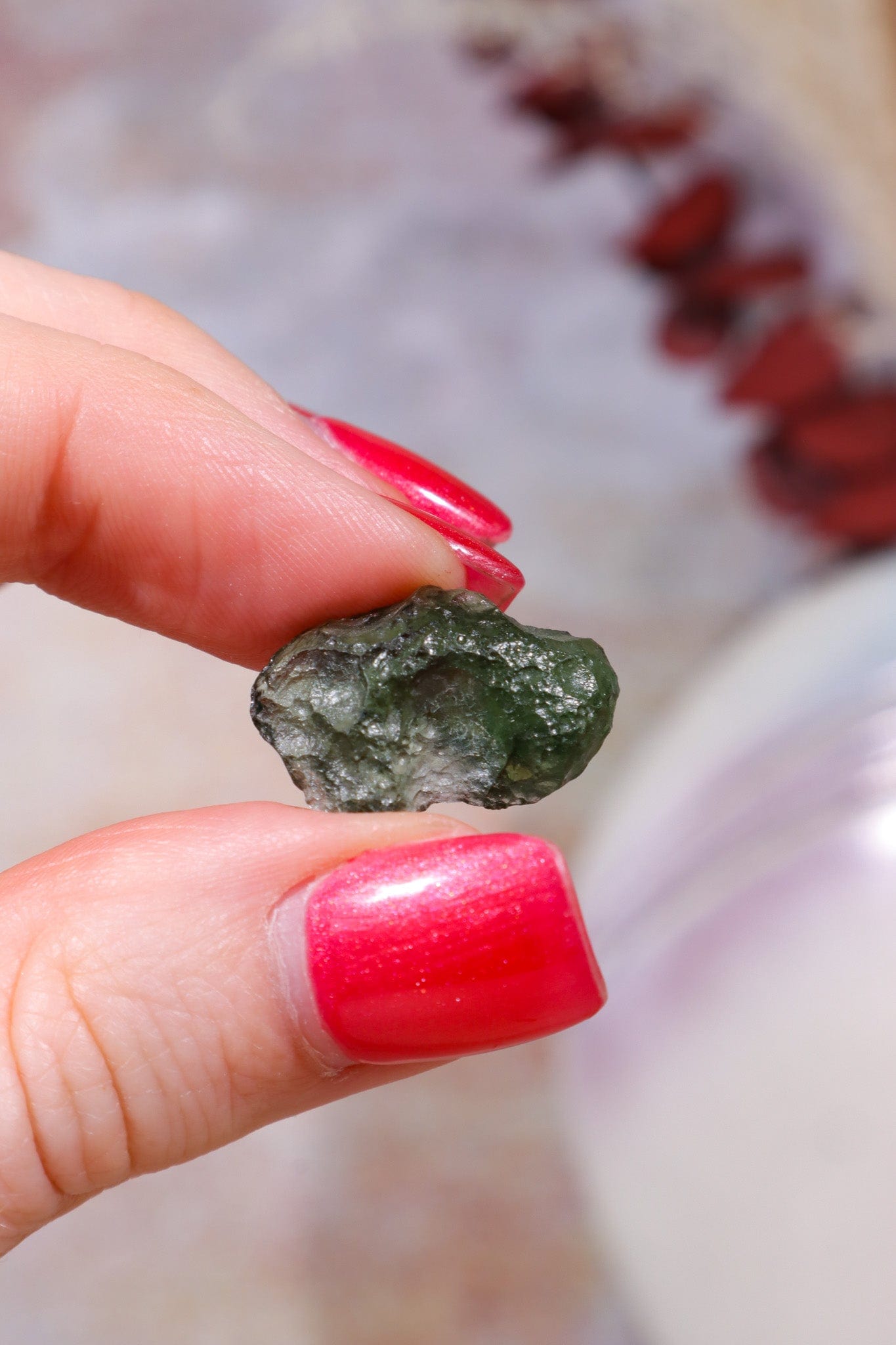 Moldavite Tektite 1.80gr Tektites Tali & Loz Crystals