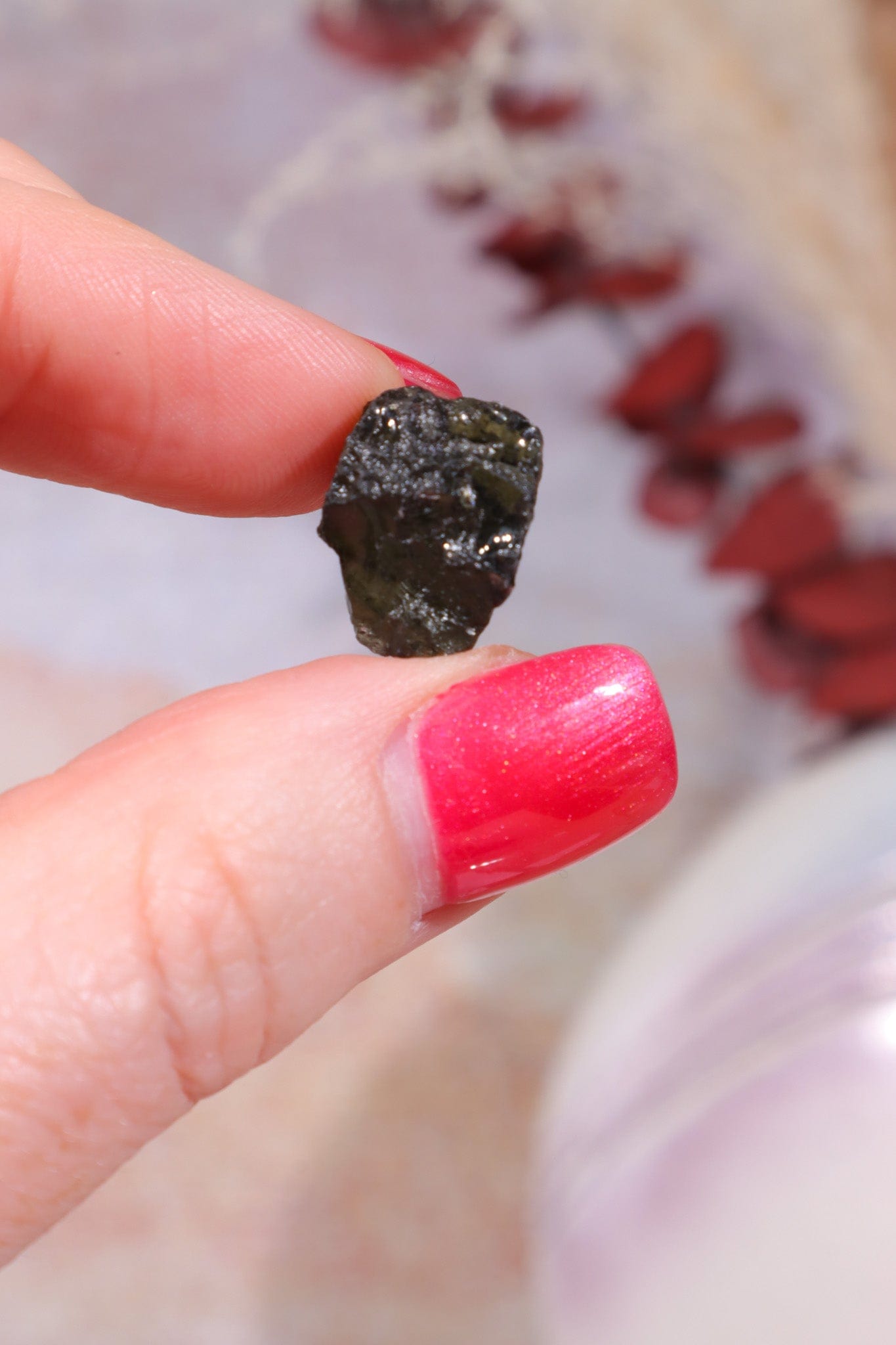 Moldavite Tektite 1.85gr Tektites Tali & Loz Crystals
