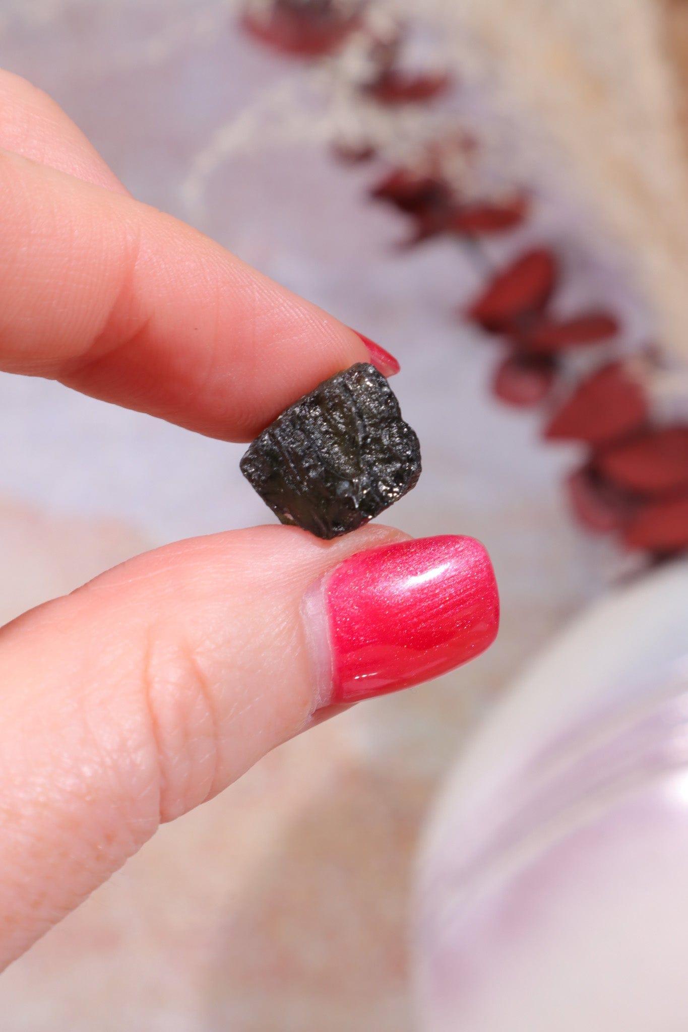 Moldavite Tektite 1.85gr Tektites Tali & Loz Crystals