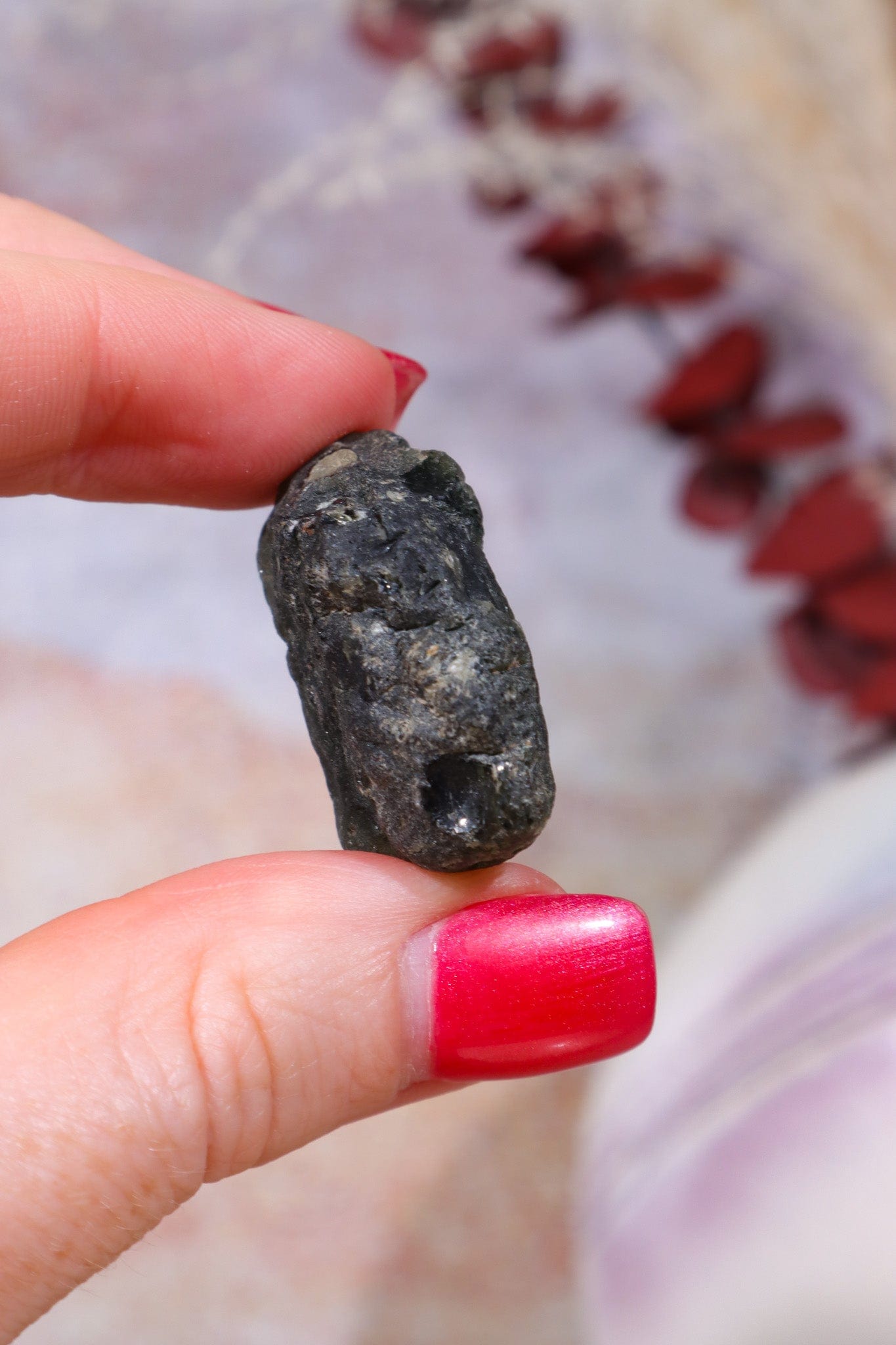 Moldavite Tektite 12.42gr Tektites Tali & Loz Crystals