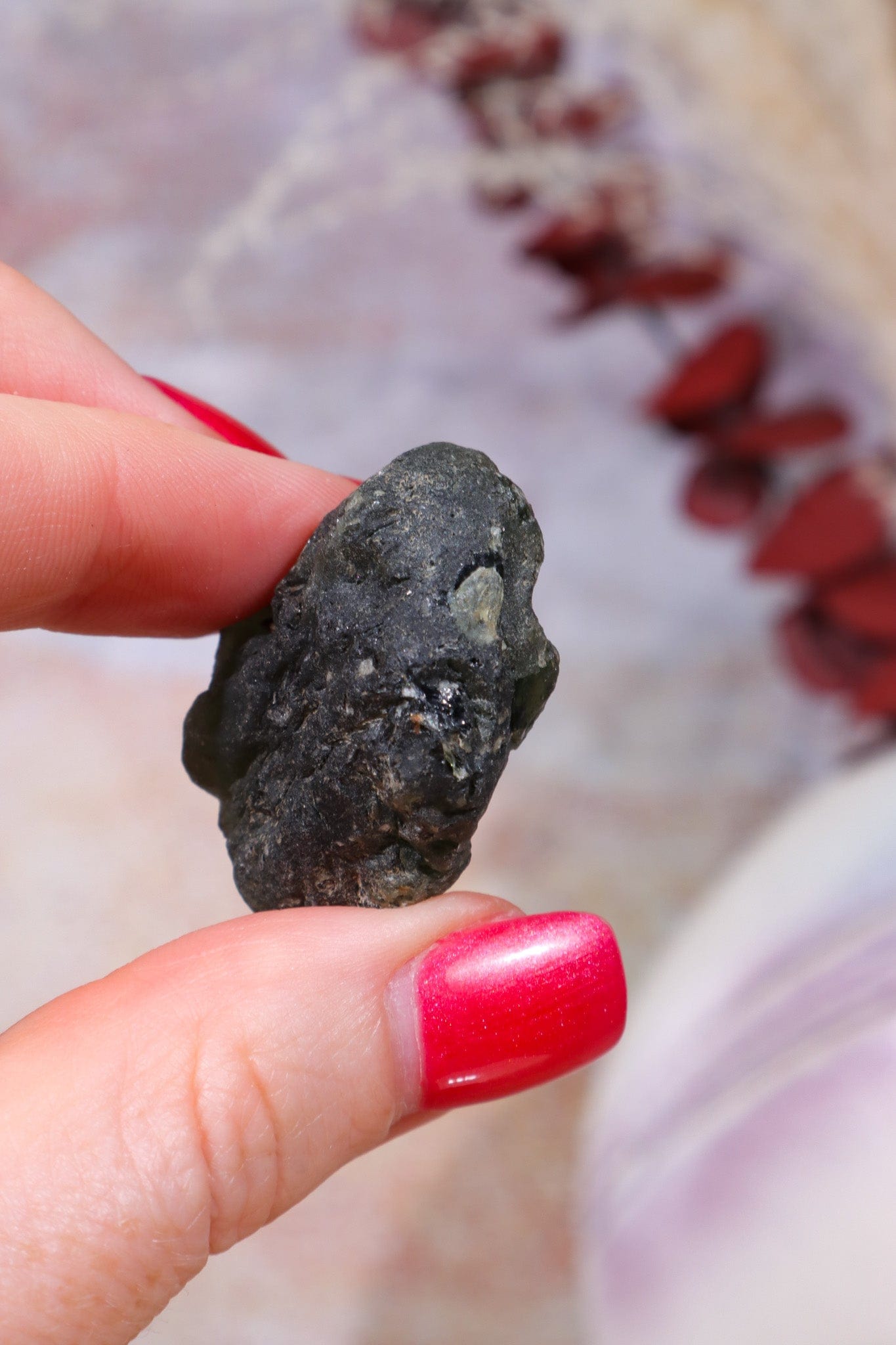 Moldavite Tektite 12.42gr Tektites Tali & Loz Crystals