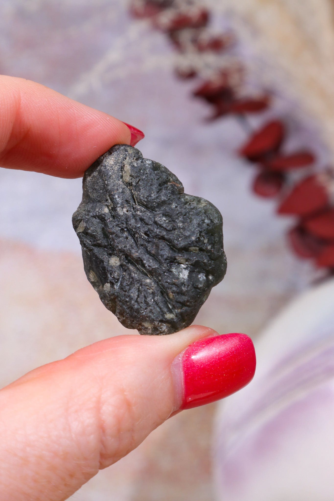 Moldavite Tektite 12.42gr Tektites Tali & Loz Crystals