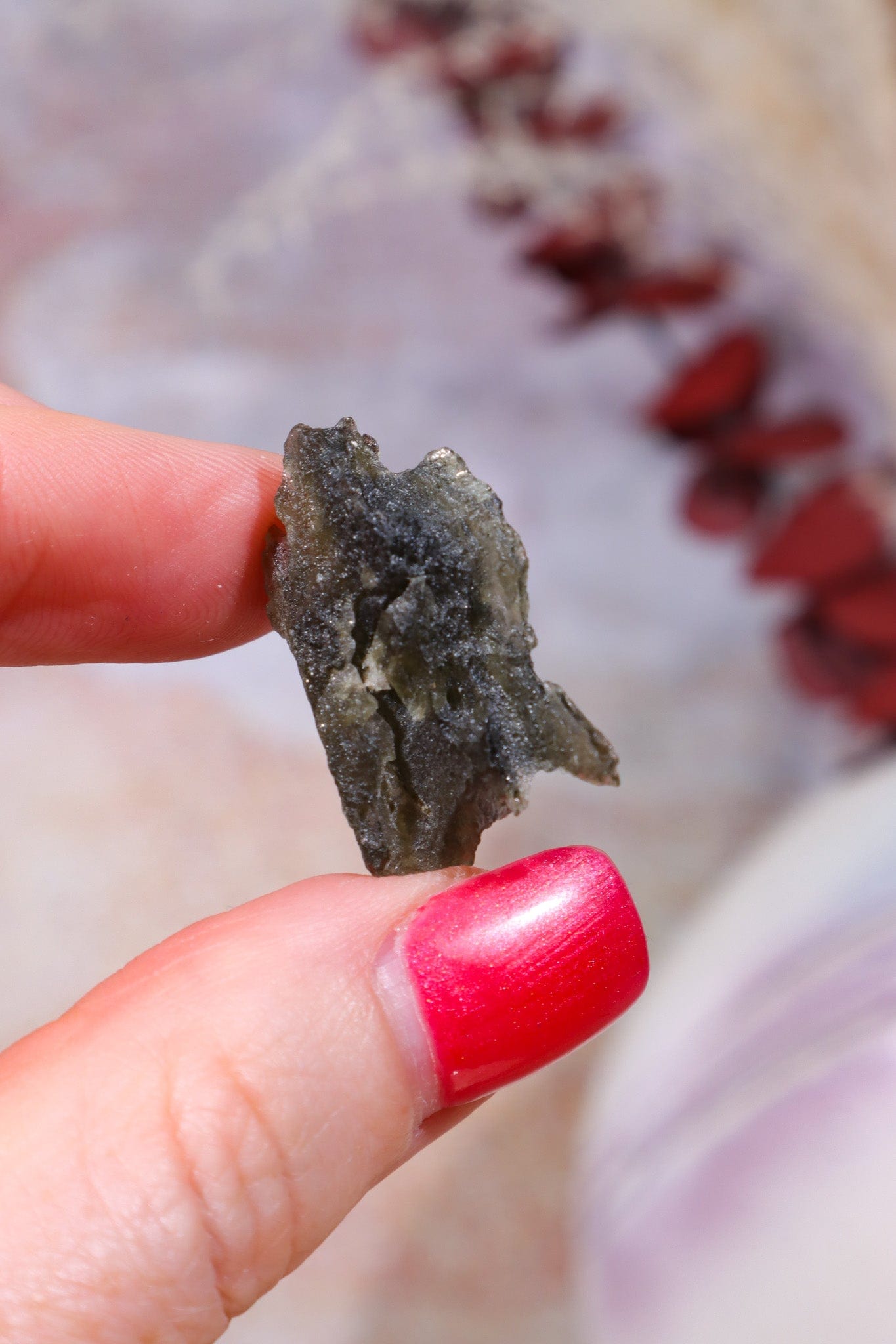 Moldavite Tektite 2.88gr Tektites Tali & Loz Crystals